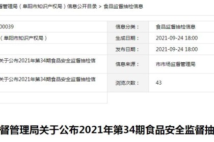 安徽省阜阳市市场监管局对老白干等25批次酒类产品全部检验合格